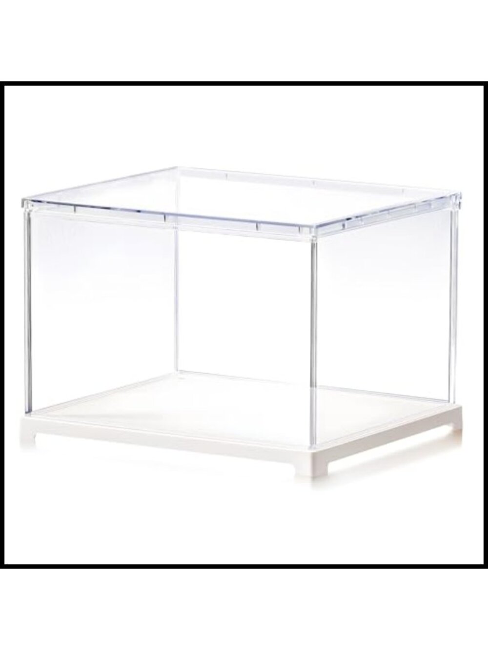 Acrylic Display Case Dustproof Front Door For Mini Dollhouse 3D Puzzles